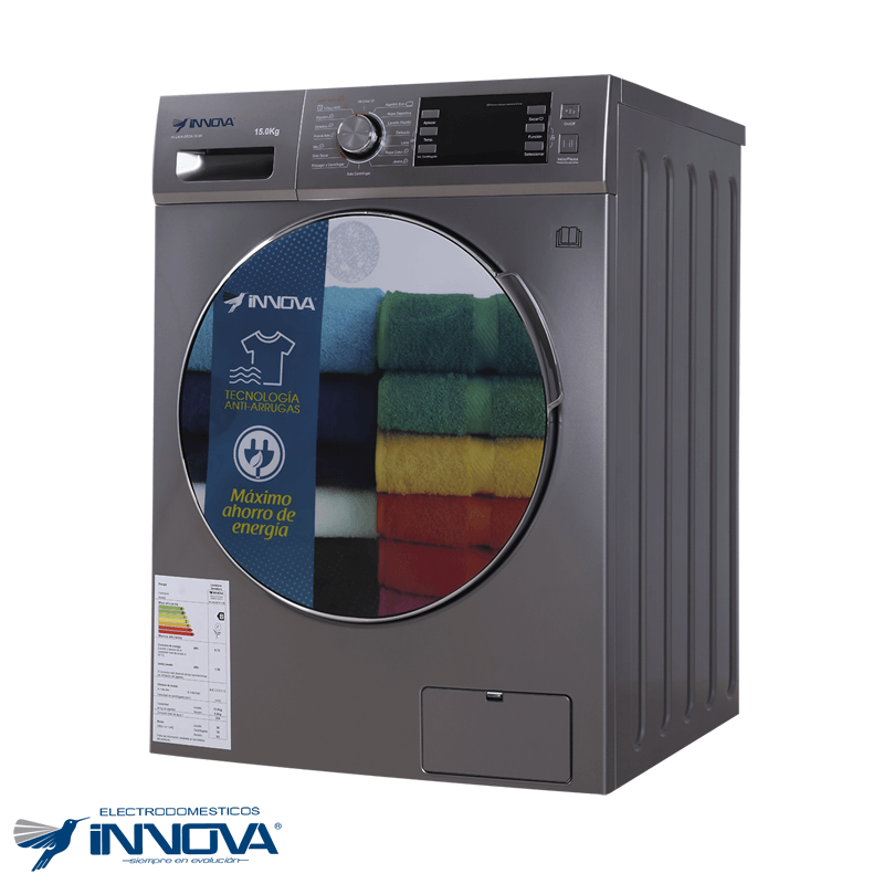 [IN-LAVA-SECA-15-MI] Lavadora - Secadora 15Kg Carga Frontal - Eléctrica Innova