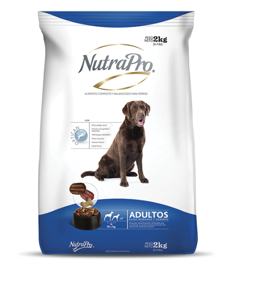 Alimento Para Perros Nutrapro Adulto Razas Medianas Y Grandes 2Kg