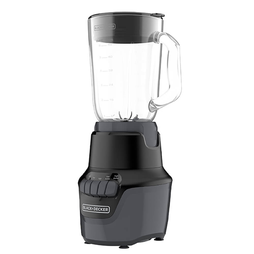 [BD-BL1600BG-LA] Licuadora black decker hilex 800W jarra de vidrio 1.5 LTS 4 VEL. negra