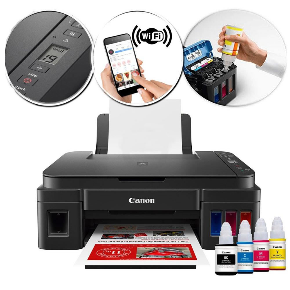 IMPRESORA INALAMBRICA MULTIFUNCION CANON PIXMA G3110 TINTA CONTINUA