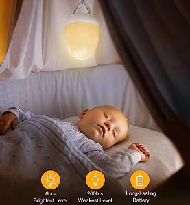 Lámpara luz nocturna para bebés y niños