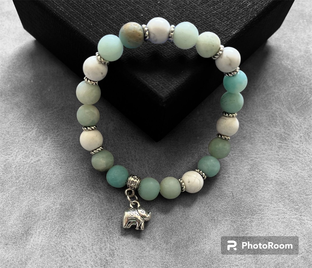 Pulsera Celeste Elefante Sereno