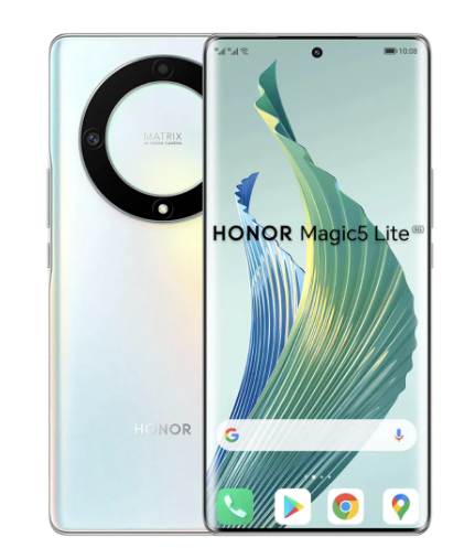 Telefono Celular Honor Magic5 Lite Rmo-nx3-sr 6.67 Pulg 6gb Ram 128gb Titanium Silver