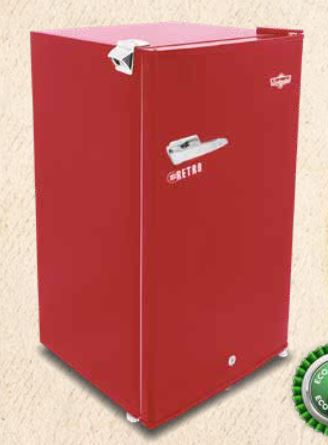 Refrigerador minibar continental retro MR-101R