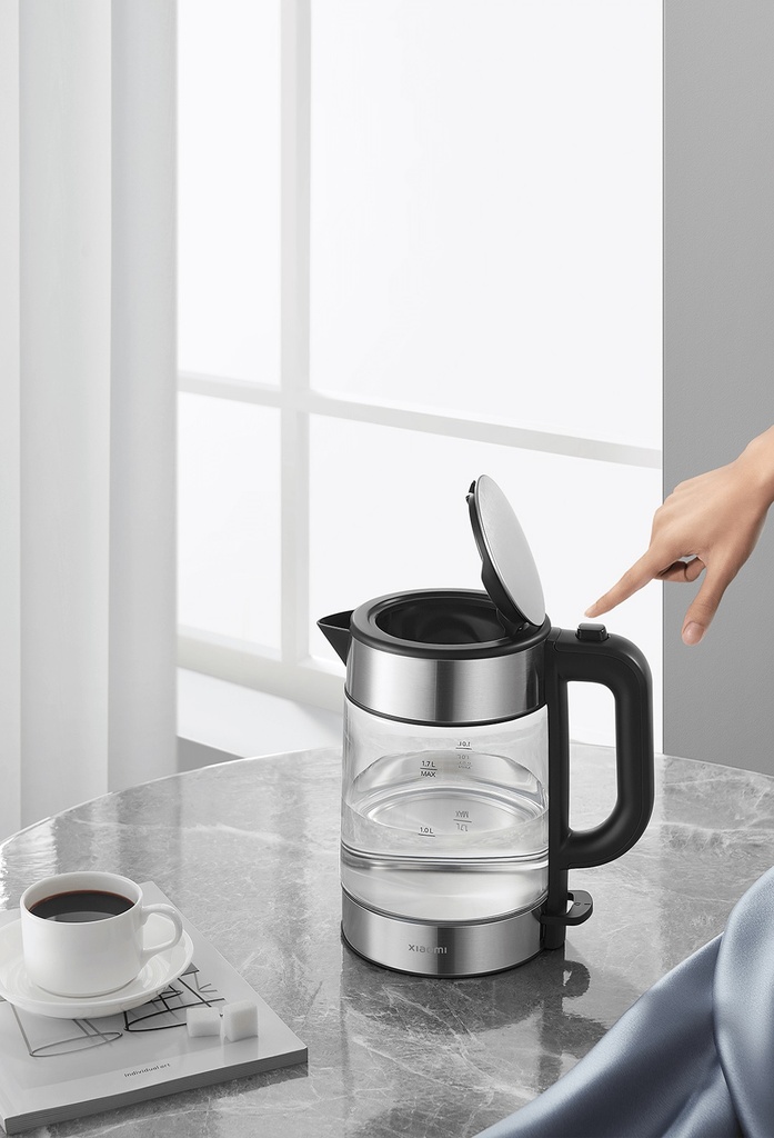 Tetera de vidrio Xiaomi kettle 1.7 lts