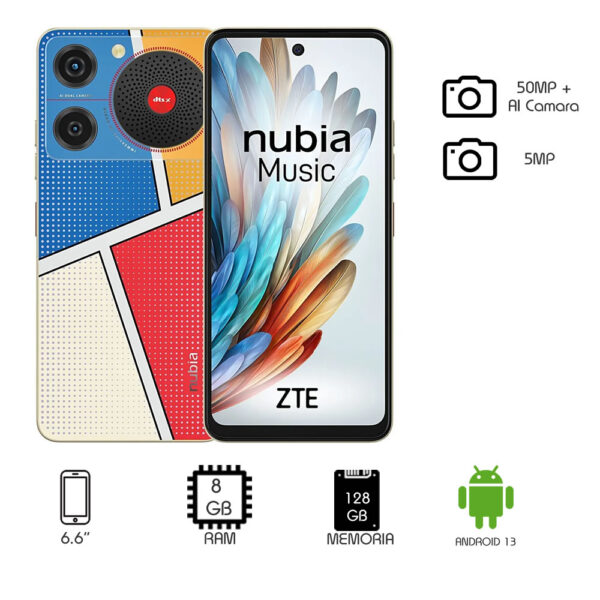 Celular ZTE Nubia Music 8GB / 128GB