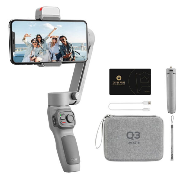 Estabilizador para Teléfono Celular Zhiyun Smooth Q3 Combo + Tripode