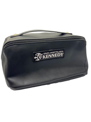[cosmetiquera_GHK_negra] Cosmetiquera Color Negro - Grupo Hospitalario Kennedy Brands