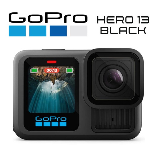 [Cámara de acción/video GoPro HERO13 Black Waterproof 5.3K60 27MP] Cámara de acción/video GoPro HERO13 Black Waterproof 5.3K60 27MP