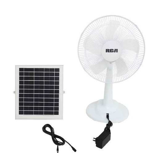 [5VENT08] Ventilador Recargable 16 Pulgadas Panel Solar