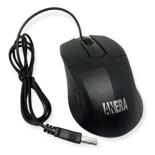[AE-MC002] Mouse Óptico Con Cable Usb Marca Anera Negro