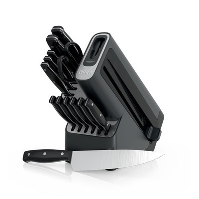 [K12014] Siste de cuchillos ninja foodie esenciales 14 piezas