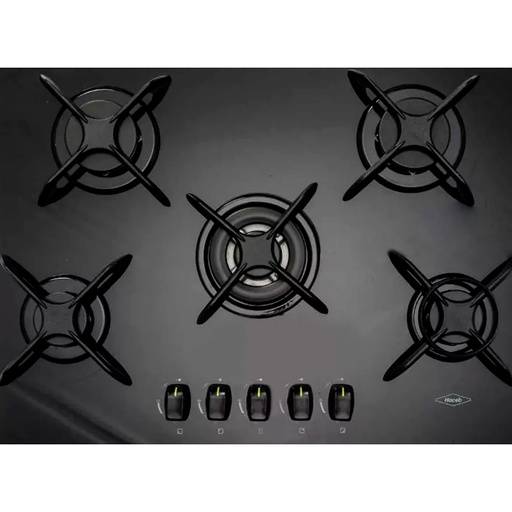 [HA-ENCI-APL-CG-76CRIST-5P] Encimera A Gas - Vidrio Templado - Haceb