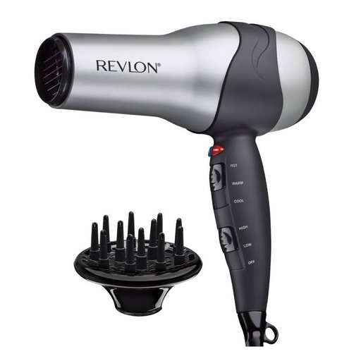 [RV473CP] Secadora De Cabello Revlon Rv473Cp Con Difusor Turbo Voluminizador 