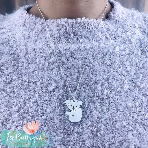 [mi_ferbarraganjoyas_100032] Collar Koala