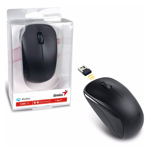 [genius] Mouse Inalámbrico Wireless Genius Nx-7000 Con Recibidor Usb