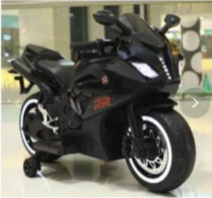 [usa_motoninja1] Moto Ninja A Batería De 2 Llantas. Color Negro