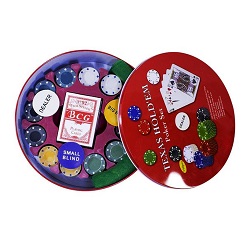 [2019101512792] Set Juego Poker Texas Profesional 240 Fichas Barajas Holdem