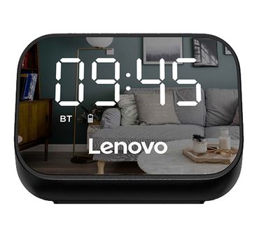 [TS13] Despertador Lenovo bluetooth con reloj y alarma