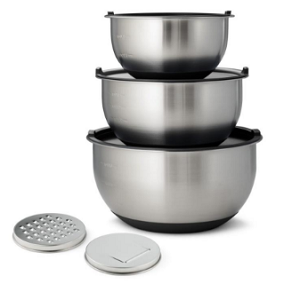 [usa_cuisinartbowls] Set de 3 bowls con tapa y rayador