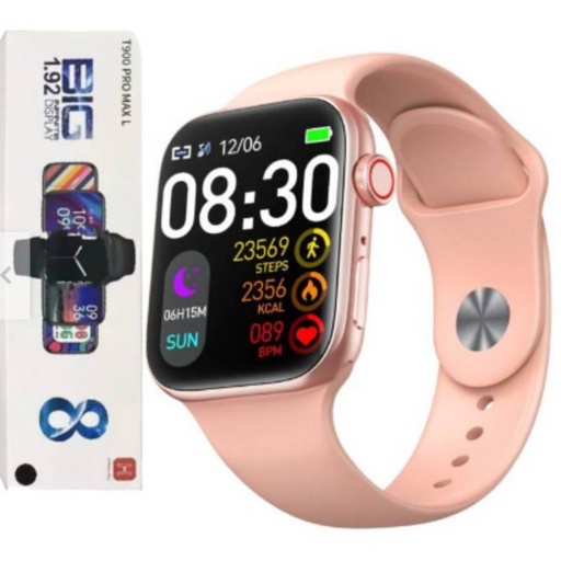 [24-01-078] SMART WATCH 8 T900 PRO MAX L ROSADO PROMO