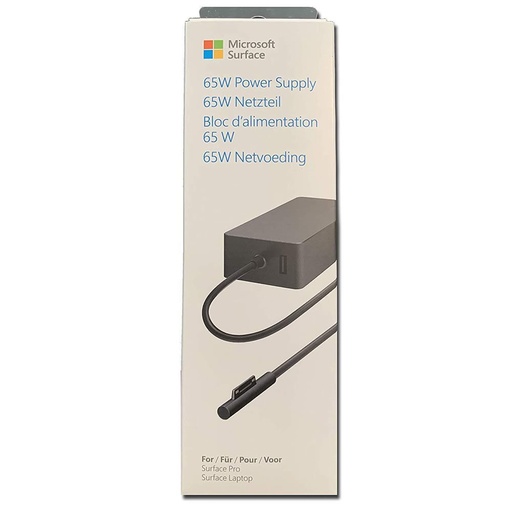 [surfacepoeweradapter] Cargador Microsoft Surface 65W para Surface Pro & Surface Laptop 1706 OPEN BOX