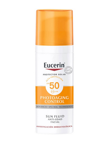 [glamo_56] Eucerin Sun Fluido SPF 50+ Anti Edad de 50 ml