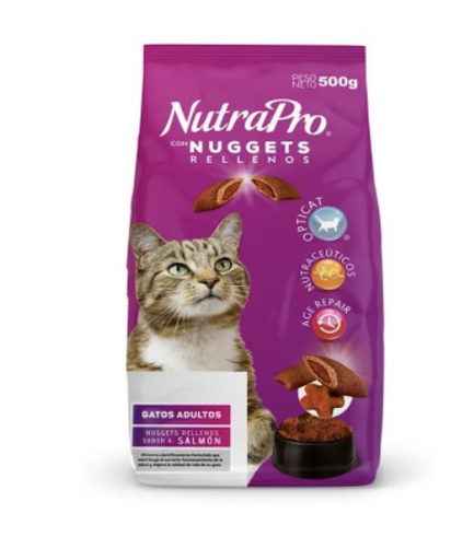 [nutt_gs] Alimento NUTRAPRO GATO ADULTO NUGGET DE SALMÓN 2kg