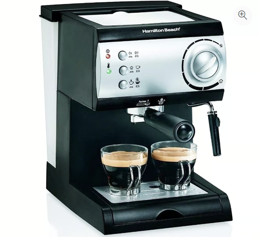 [HB-40715] Cafetera Maquina Capuccino Expresso 15 Bar Hamilton Beach