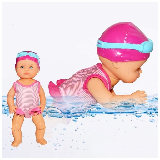 [28-02-037] Juguete Muñeca nadadora Rosado